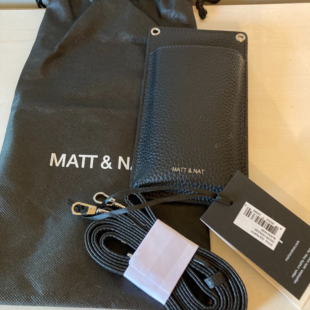 Matt & Nat Cell phone holder with a removable & adjustable strap - NWT